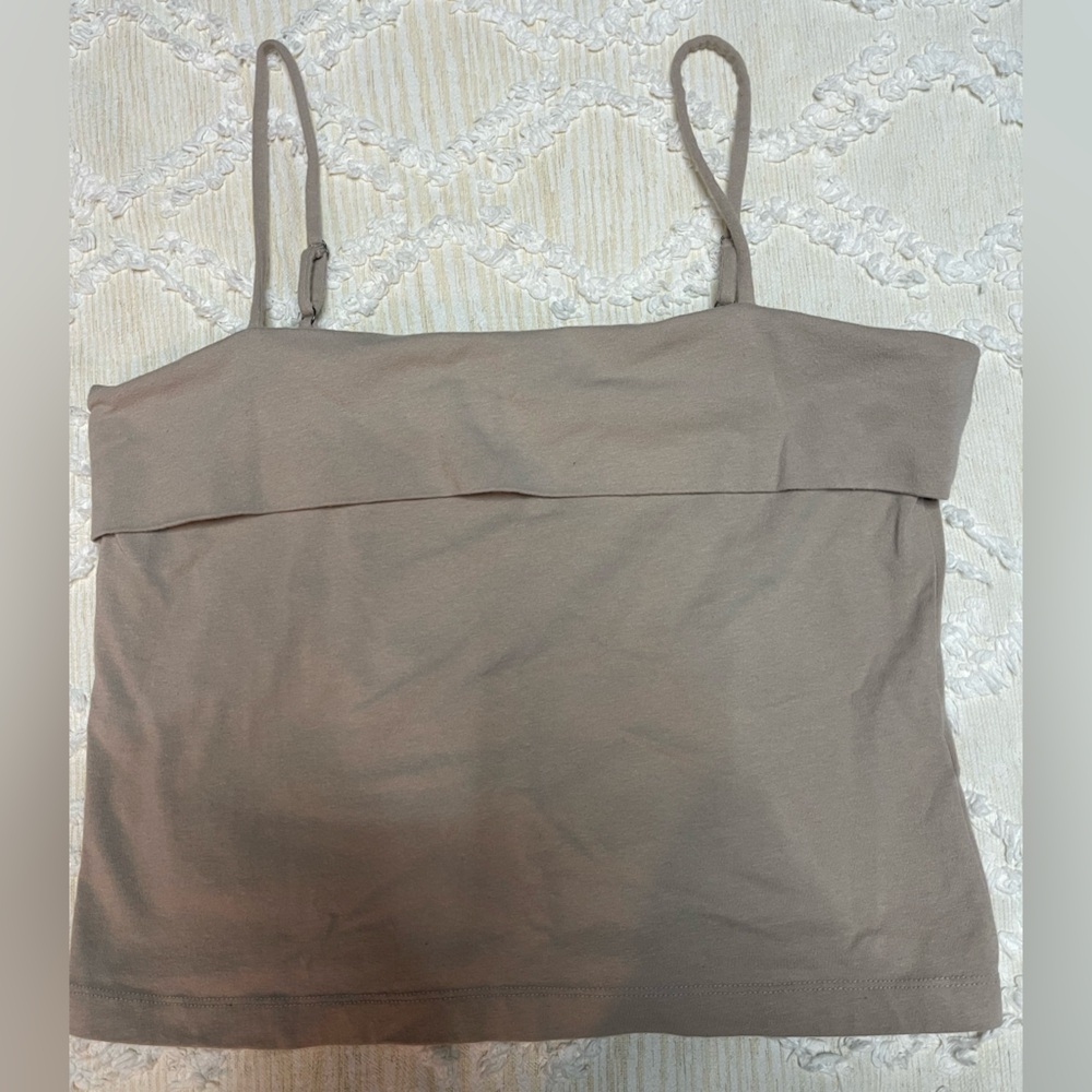 Pilcro Taupe Camisole Top